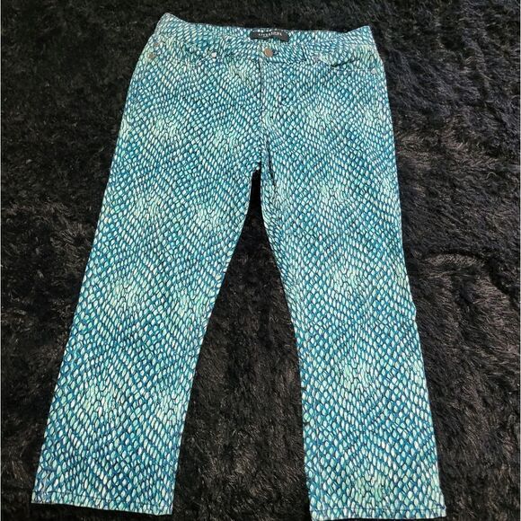 Liverpool cropped pants  sz 6 scale like print - Picture 6 of 12